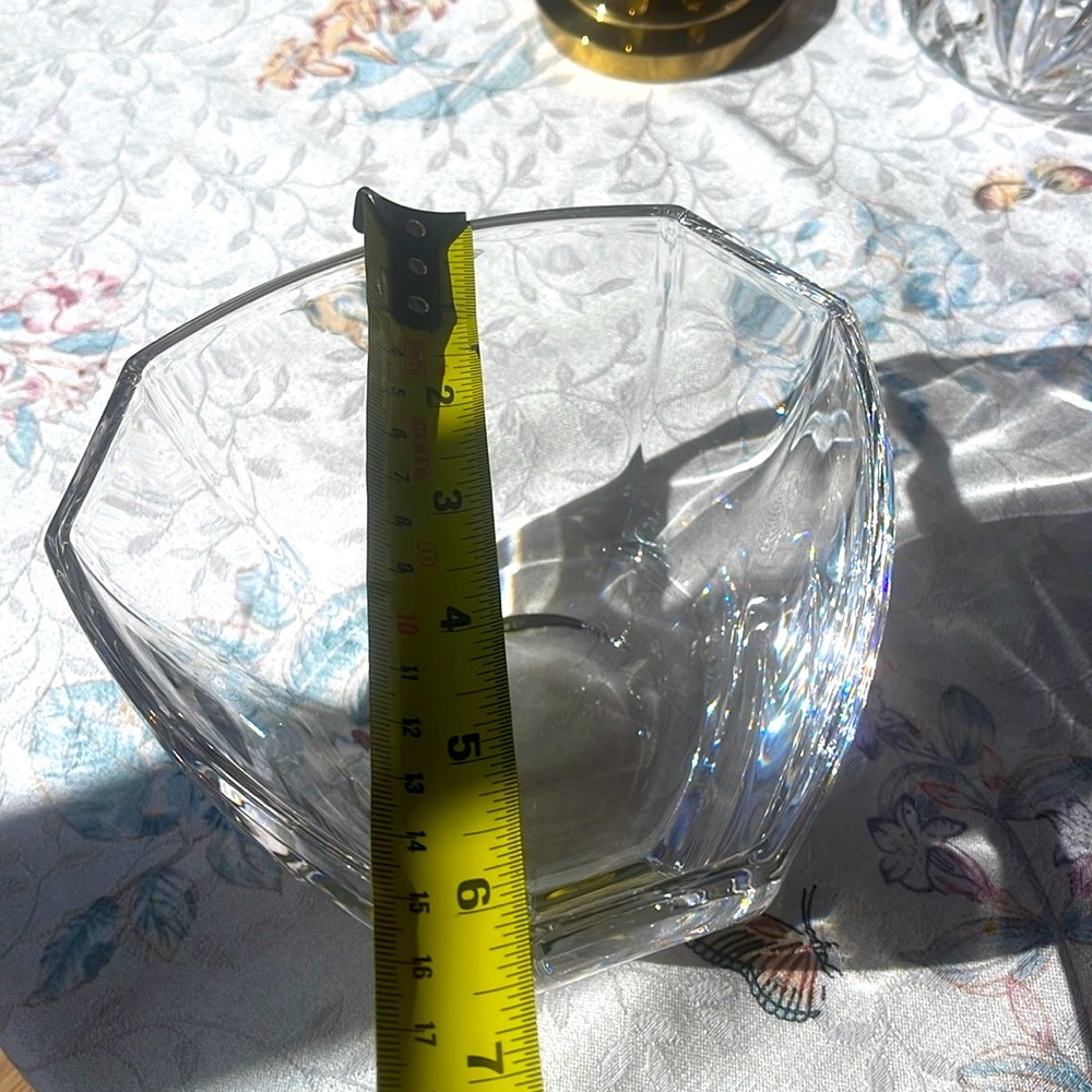 Vintage Tiffany  Crystal Bowl 6” signed - Picture 4 of 6